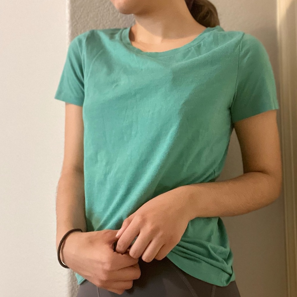 Mossimo Athletic Green T-Shirt